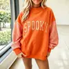 Sudadera para Mujer Shiying AliExpress tk2026 Otoño Nuevo Cuello Redondo Halloween Holgada Manga Larga Top para Mujer