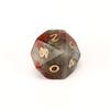 Dados Poliedros de Pedra de Sangue Africana Natural Dados com Números Esculpidos Jogo de Mesa Dnd Conjunto de Sete Peças Z09