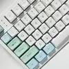 Tema Menta Cristal de Hielo Altura XDA Teclado Mecánico PBT Sublimación Verano Fresco Simple Ins Macarons Personalizable