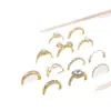 Anillos Ecológicos Europeos y Americanos de Venta Caliente Transfronteriza, Conjuntos de Múltiples Piezas de Alta Gama Incrustados con Diamantes, Anillos Apilables, Joyería y Accesorios de Moda