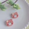 Nova simulação de comida jogar desenhos animados pequenos animais biscoitos diy jóias acessórios creme cola celular shell decoração materiais
