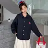 Camisa de Mezclilla para Niñas Primavera 2026 Estilo Nuevo Chaqueta Retro Americana de Manga Larga para Niñas Mayores Top Estilo Coreano para Niños
