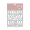Tomoni Jelly Hielo Estéreo Pegatinas Transparentes para Uñas Estilo Maduro Ligero Popular de Gama Alta Pegatinas para Uñas Joyería de Estrella Sueño Mariposa