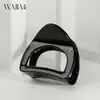 Presilha de Cabelo Triângulo Pequeno de Alta Qualidade Wjia Outono e Inverno para Mulheres, Piranha Elegante, Acessório de Cabelo