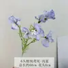 Flores Artificiais para Casamentos, Íris de Veludo com 6 Cabeças Falsas, Novos Materiais de Decoração para Casamento Estilo Chinês, Casa, Hotel e Clube