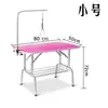 Mesa de Peluquería para Mascotas para Uso en Casa, Mesa de Peluquería para Perros en Tamaños Grande, Mediano y Pequeño, Acero Inoxidable, Plegable, Portátil, Antideslizante, Mesa para Baño y Peluquería