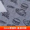Almohadilla Aislante No Tejida Ampliada Gris Estampada Almohadilla de Olla No Tejida Almohadilla Protectora de Olla Antiadherente Almohadilla Aislante para Sartén