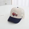 Nueva gorra de malla para niños de verano al por mayor sombrero parasol de comercio exterior gorra de béisbol parasol para coche europeo y americano T503 transfronterizo