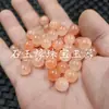 Cuentas redondas de jade cuarcita naranja, cuentas sueltas de jade semilla de hielo de 10 mm, accesorios para pulseras, collares y joyería, cuentas hechas a mano