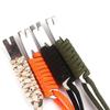 Gadgets para exteriores Versión de bolsillo Mini palanca de acero inoxidable Mango de paracord Rascador Removedor de clavos Herramienta EDC
