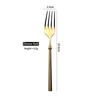 Cuchillo, Tenedor y Cuchara de Acero Inoxidable 304 Personalizados Retro, Vajilla Rosa Negro Oro Plata Estilo Ins Restaurante Hotel Suministros para el Hogar