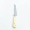 Acero Inoxidable 304 Cuchillo y Tenedor Cuchara Cerámica Queso Forma de Queso Espesado Vajilla Tenedor Occidental Cuchara de Postre Juego de 4 Piezas