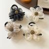 Estilo Coreano Nuevo Estilo Adorno para la Cabeza para Mujer Fresco Dulce Bolas Accesorios para el Cabello Cuerda para la Cabeza Alta Elasticidad Organza Diamante de Imitación Flor Anillo para el Cabello