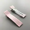 Accesorios: Pinzas de Borde Centimétricas, Pinzas de Material de Base Semi-Cubiertas, Pinzas de Pico de Pato Completamente Cubiertas para Manualidades, 5 Pinzas para el Cabello con Base de Tela, Hecho a Mano