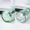 Suporte de Vela para Árvore de Natal Vidro Galvanizado Aromaterapia Mesa Decoração de Casa em Estoque