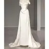 Vestido de Novia Ligero sin Tirantes de un Hombro 2026 Nuevo Otoño Comercio Exterior Amazon Estilo Coreano Novia Blanco Vestido de Banquete de Noche