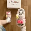 Óculos Fofos Macios Gatinho Chinelos Peludos Feminino 2026 Outono Inverno Aumenta Altura Confortável Feminino Casa Sapatos Peludos Antiderrapante