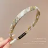 Diademas de Cuadros Coloridas Pequeñas para Niñas 2025 Nuevas Diademas de Verano para Niñas Pinzas para el Cabello Lindas Gomas para el Cabello Accesorios para el Cabello
