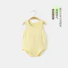 Ropa para Bebé, Ropa de Casa Delgada de Verano, Chalecos, Pijamas Infantiles de Modal, Mamelucos de una Pieza