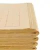 Papel de Borde Crudo para Práctica de Caligrafía, Papel Engrosado con Cuadrícula de Arroz para Caligrafía, Papel Semi-Crudo con Líneas de Cuadrícula