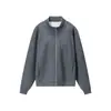 Sudadera térmica de algodón Mamba con cuello alto para hombre Jiezhan 26 otoño/invierno nueva Chaqueta con cremallera raglán Cleanfit para hombre