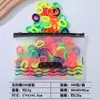 Gomas para el cabello de niños que no maltratan el cabello. Anillos de Toalla Coreanos Lindos y Coloridos con Buena Elasticidad. Las niñas pequeñas se atan el pelo con gomas elásticas