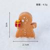 Novidade Transfronteiriça Micro-Paisagem Criativa Boneco de Pão de Gengibre de Natal Figuras Acessórios de Decoração DIY Ornamentos de Mesa e Carro