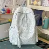 Mochila Fresca e Simples Estilo Coreano para Universitárias, Mochila Simples e Estilosa, Mochila Leve e de Grande Capacidade para Alunos do Ensino Médio