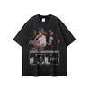 Camiseta de manga comprida estilo americano High Street Hip Hop Retro Heavy Wash Water Old Base Top masculino e feminino oversize Outono e inverno
