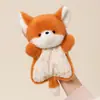 Brinquedo de pelúcia tipo puff, boneca de pelúcia de ovelhinha, fantoche de mão companheiro para apertar, brinquedo de pelúcia, presente de aniversário infantil para meninas