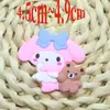 Perro Parchia Sanrio de Dibujos Animados Pegamento Suave de PVC Accesorios para Joyería Pasador para el Cabello de Niños Caja de Almacenamiento para Bolsas Parche para Coser