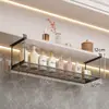 Caja de pañuelos para colgar en el gabinete, caja colgante invertida, caja de pañuelos para colgar debajo del espejo, caja de almacenamiento para toallas de cara colgantes de baño, estante de almacenamiento para montar en la pared