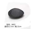 Prato Pequeno para Molho A5 Preto Fosco Prato para Temperos Prato para Ingredientes Pequeno Melamina Prato para Temperos Personalizado Restaurante de Hot Pot Prato para Ingredientes Prato para Molho de Soja