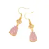 Nuevos Pendientes Colgantes de Calcedonia Estilo Chino Plato para Incienso de Mosquito Clip para Oreja Sin Agujeros en las Orejas Pendientes Antiguos Hermosos Combinan con Todo Elegante Elegante