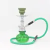 Hookah árabe direto da fábrica, barra completa, pequeno SHISHA, narguilé de tubo único e duplo, recipiente de fumaça de vidro