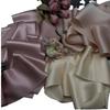 Cinta de seda artificial, cinta de satén de doble cara, cinta de poliéster, vendaje de boda, accesorios para el cabello, diadema, regalo de mano, cinta para ramo