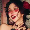 Adesivos de Tatuagem de Halloween Transfronteiriços, Adesivos Faciais de Celebridade da Internet, Adesivos Faciais Divertidos de Desenho Animado para Festa, Adesivos de Tatuagem Assustadores, Designs Personalizados