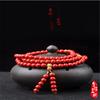 Suministro pulsera de cinabrio oro laminado joyería cinabrio pulsera multicírculo fabricantes mayoreo