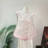 Chal Zhi Li Lentejuelas Patrón Paisley 2026 Verano Nuevo Transpirable Ligero Sin Mangas Chaqueta Chaleco