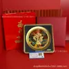 Novo modelo do ornamento de disco da árvore da fortuna "Abundância Dourada e de Jade", presente comemorativo de estilo chinês de alta qualidade para promoção de vendas e atração de clientes