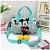 Bolsos para niños 2024, bonitos bolsos de bolos con estampado de Mickey Mouse para niñas, bolso bandolera portátil de moda.