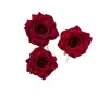 Perfume Rosa Rosa do Amante de 3 Cabeças Novo Modelo para Decoração e Arranjo de Fotografia de Casamento, Corredor de Hotel para Casamento Flor Artificial