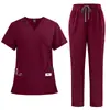 Entrega el mismo día en todos los colores y tallas. Uniformes de manga corta de secado rápido para hombres y mujeres, adecuados para cirugía, personal médico, ropa de trabajo para hospitales de mascotas.