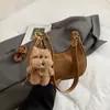 Bolsa Nicho Maillard Feminina 2025 Novo Outono e Inverno Estilo Coreano Fashion Versátil Bolsa de Ombro Estilo Estrangeiro Bolsa Transversal para Trabalho