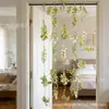 Cortinas Florales Verdes Simuladas y Decoraciones de Cortina de Flores de Perla Están Llenas de Vitalidad y Son un Producto Transfronterizo de Gran Venta