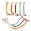 Gato Brinquedo Morde Corda Auto-alívio Verme Fel Fruta Tease Gato Colorido Algodão Corda Morde Vara Molar Dentes Limpeza Suprimentos para Gatos