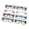 Gafas lisas para estudiantes nuevas 2024 pata de silicona antideslizante patillas de resorte caja pequeña retro se pueden equiparar con gafas de graduación