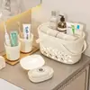 Juego de cubeta y lavabo para dormitorios estudiantiles, artículos esenciales para estudiantes de preparatoria que viven en el campus, lavabo facial para lavar la ropa