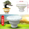Molde para Maceta de Cemento Estilo Europeo, Plástico Engrosado DIY Maceta Redonda Grande y Pequeña Molde Plantilla de Construcción Modelo Romano