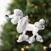 Novos enfeites de Natal brancos e de formato único para montar: cachorro-balão de PC, locomotiva, boneco de neve, doce e árvore de Natal - Brinquedos de Natal DIY